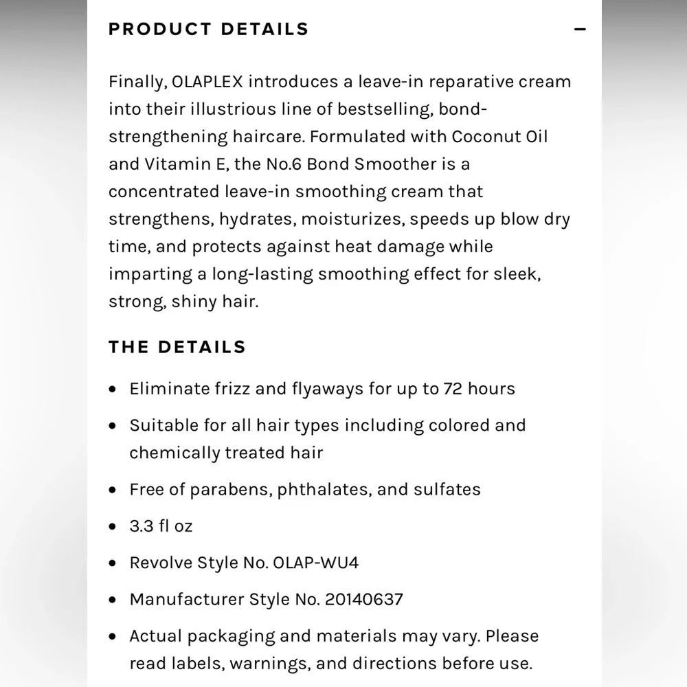 Olaplex No 6 Bond Smoother - Picture 4 of 8